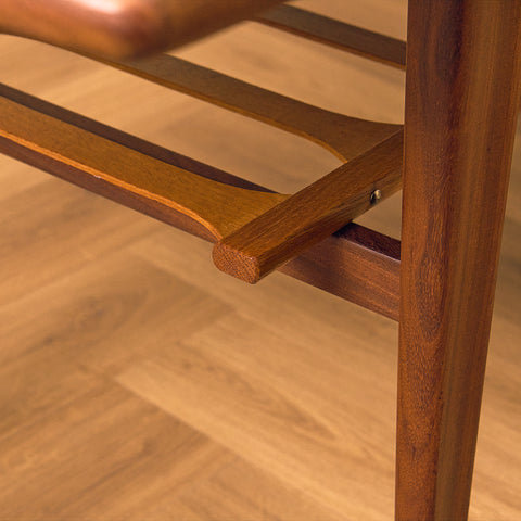 Swedish coffee table in teak and walnut