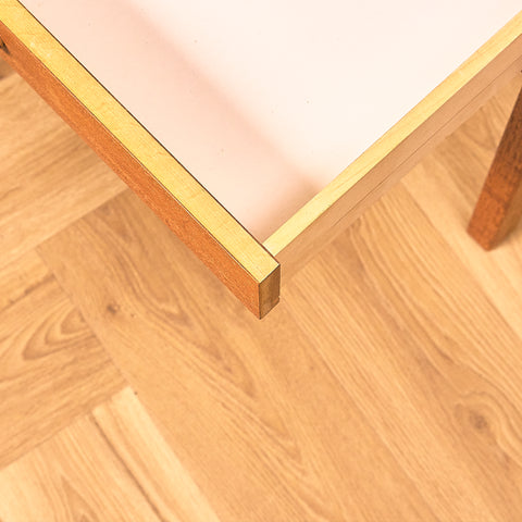 Swedish bedside table in teak