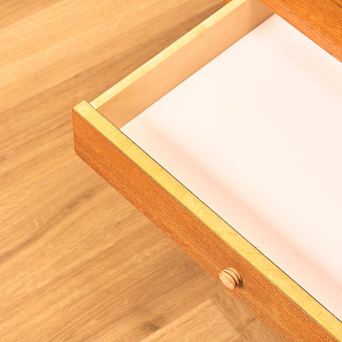 Swedish bedside table in teak