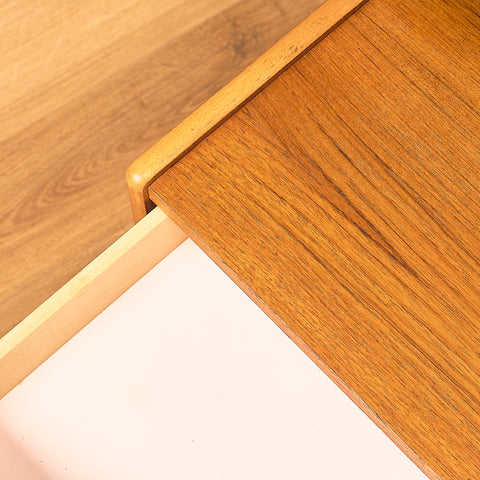 Swedish bedside table in teak