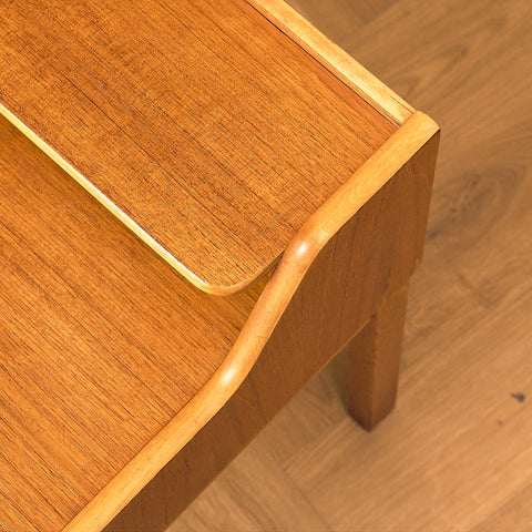 Swedish bedside table in teak