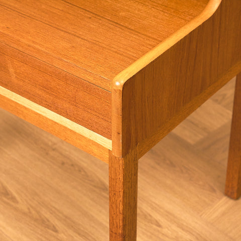 Swedish bedside table in teak