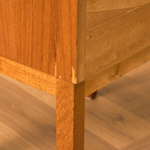 Swedish bedside table in teak