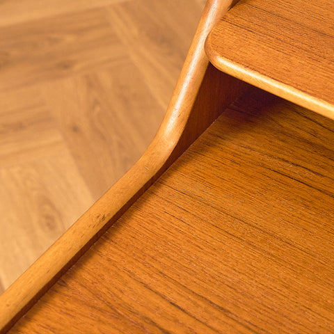 Swedish bedside table in teak