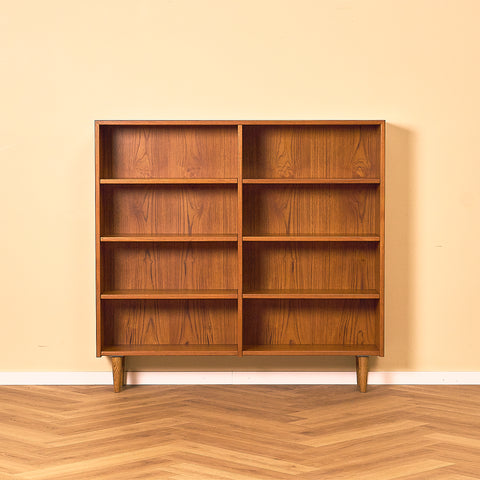 Swedish bookshelf in teak & oak
