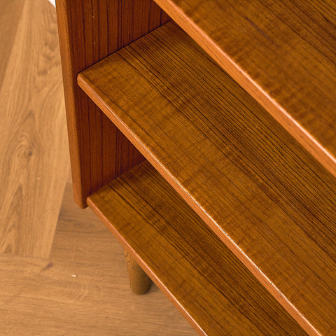 Swedish bookshelf in teak & oak