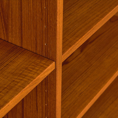 Swedish bookshelf in teak & oak