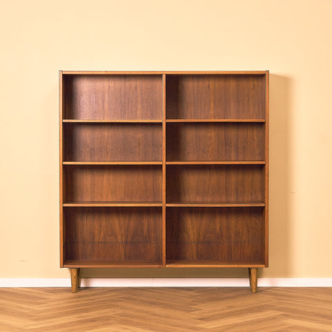 Swedish bookshelf in teak & oak