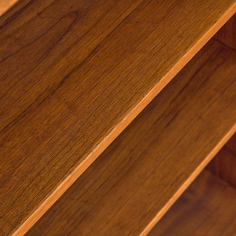 Swedish bookshelf in teak & oak