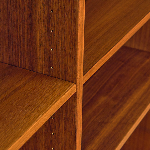 Swedish bookshelf in teak & oak