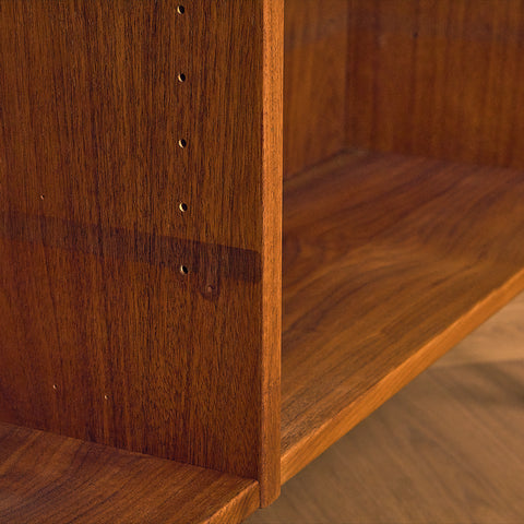Swedish bookshelf in teak & oak