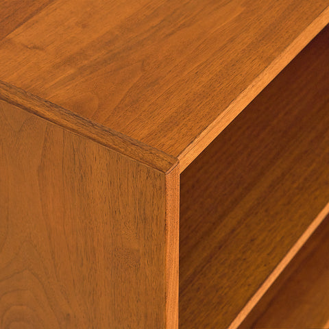 Swedish bookshelf in teak & oak