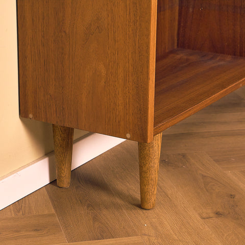 Swedish bookshelf in teak & oak