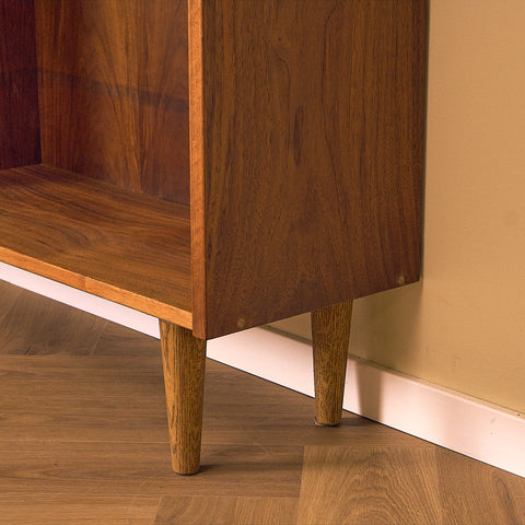 Swedish bookshelf in teak & oak