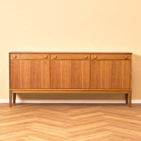 Swedish sideboard in walnut by Ulferts, Tibro