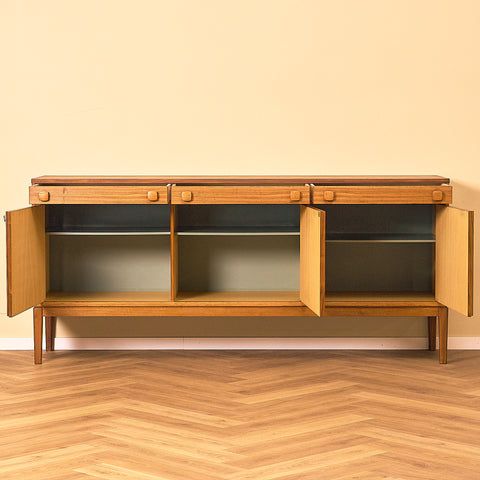 Swedish sideboard in walnut by Ulferts, Tibro