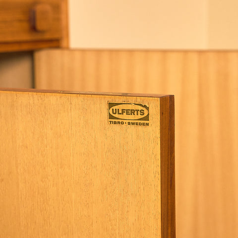 Swedish sideboard in walnut by Ulferts, Tibro