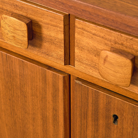 Swedish sideboard in walnut by Ulferts, Tibro