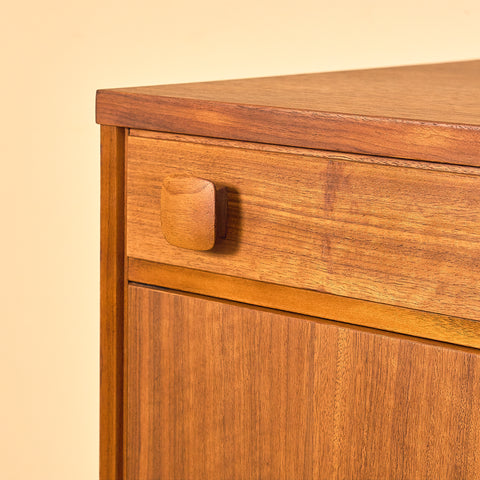 Swedish sideboard in walnut by Ulferts, Tibro