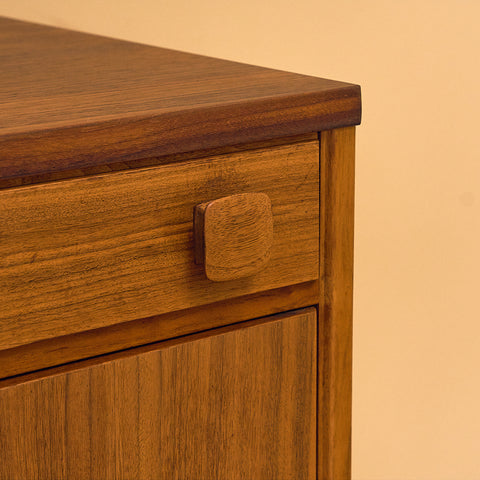 Swedish sideboard in walnut by Ulferts, Tibro