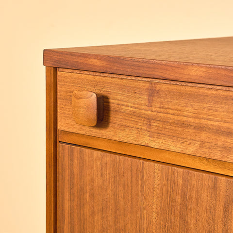 Swedish sideboard in walnut by Ulferts, Tibro