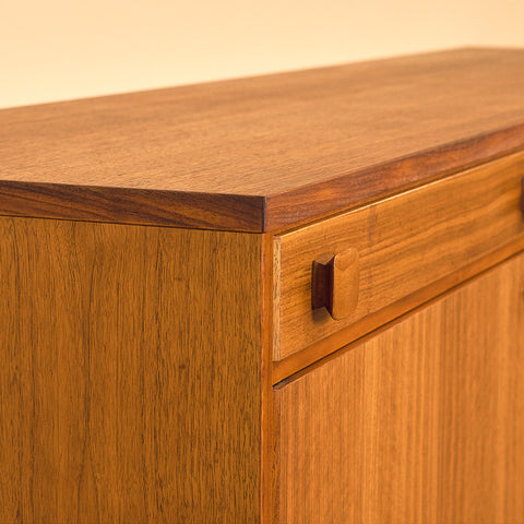 Swedish sideboard in walnut by Ulferts, Tibro