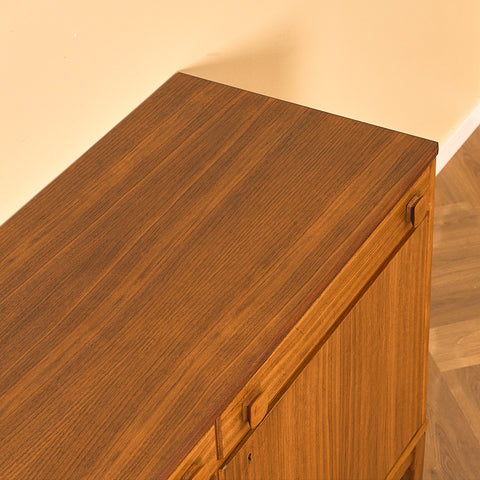 Swedish sideboard in walnut by Ulferts, Tibro