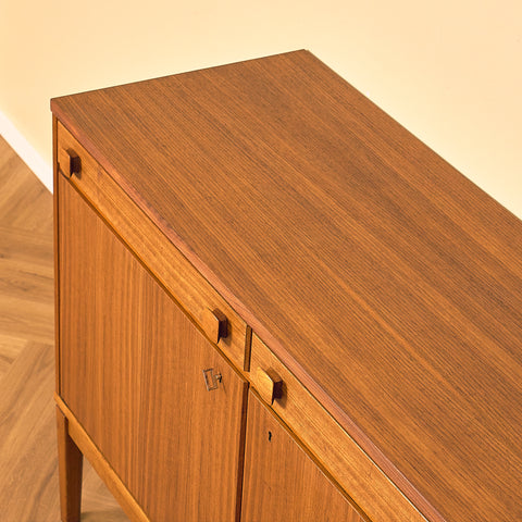 Swedish sideboard in walnut by Ulferts, Tibro