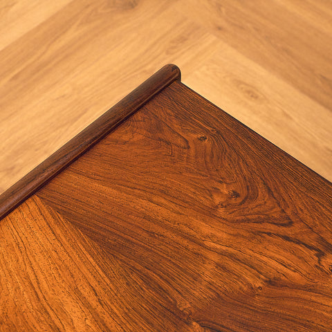 Danish side table in Santos rosewood