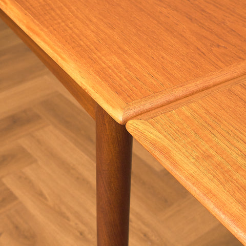 Teak and Walnut Dining Table