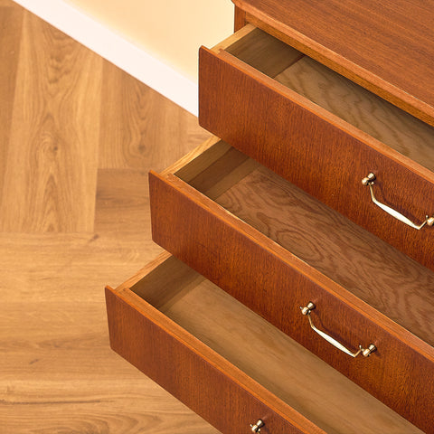 Swedish chest of drawers in mahogany
