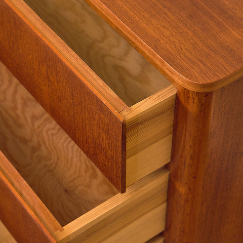 Swedish chest of drawers in mahogany