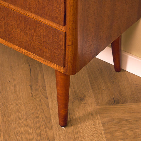 Swedish chest of drawers in mahogany
