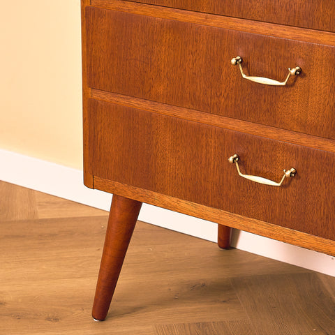 Swedish chest of drawers in mahogany