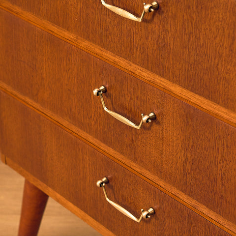 Swedish chest of drawers in mahogany