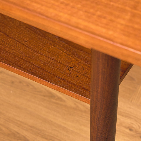 Danish coffee table in teak and walnut