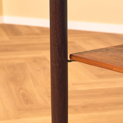 Danish coffee table in teak and walnut