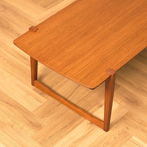 Danish coffee table in teak