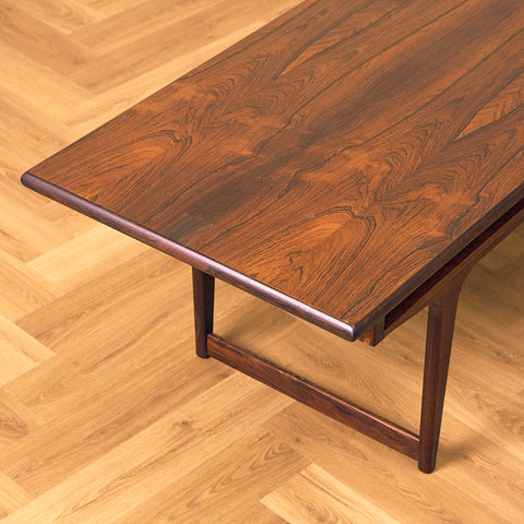 Danish coffee table in Santos rosewood