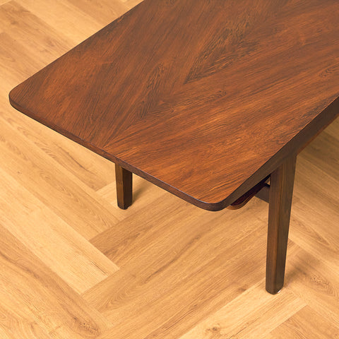 Danish coffee table in Santos rosewood