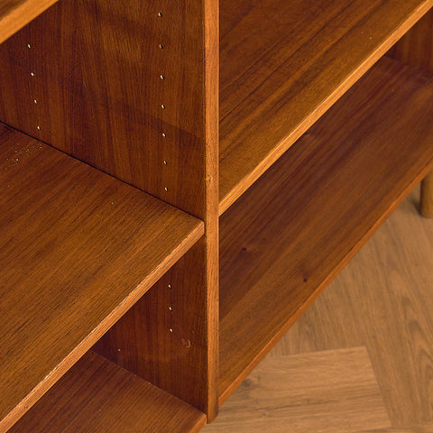 Swedish bookshelf in walnut and oak