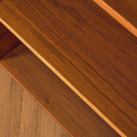 Swedish bookshelf in walnut and oak