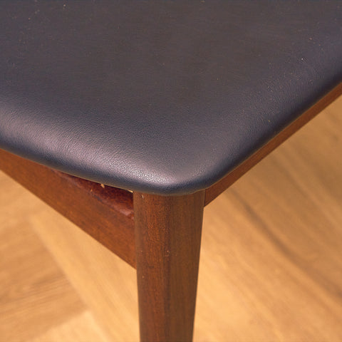 Danish set of 10 dining chairs in Santos rosewood