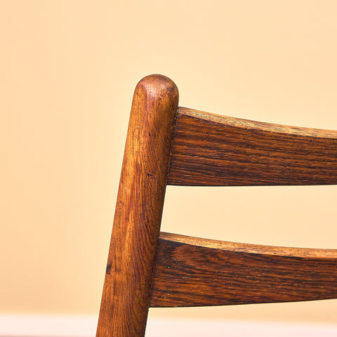 Danish set of 10 dining chairs in Santos rosewood