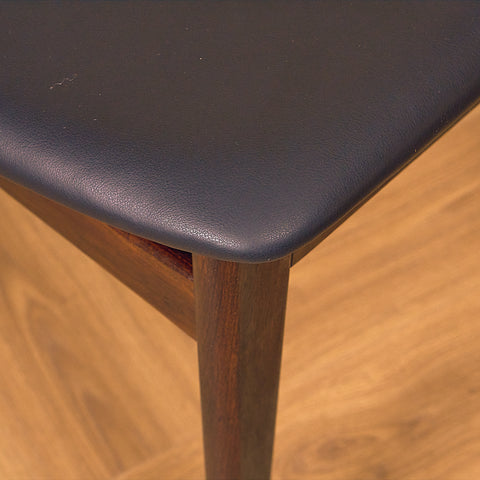 Danish set of 10 dining chairs in Santos rosewood