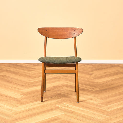 Dining chairs in teak & beech by Farstrup, model 210