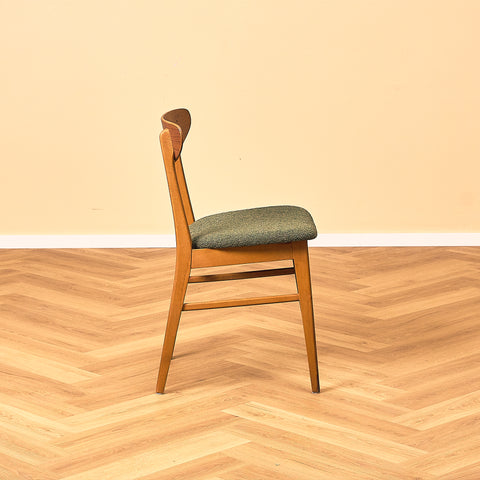 Dining chairs in teak & beech by Farstrup, model 210