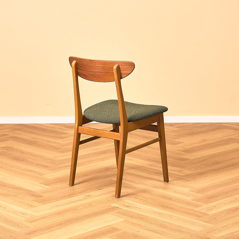 Dining chairs in teak & beech by Farstrup, model 210