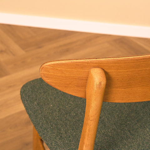 Dining chairs in teak & beech by Farstrup, model 210