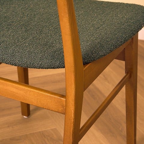 Dining chairs in teak & beech by Farstrup, model 210